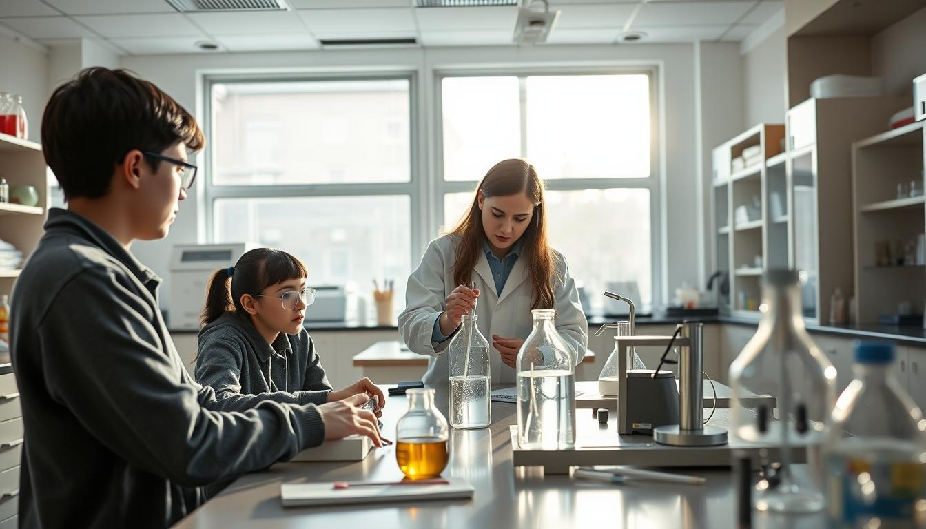 Student using online courses for flexible education